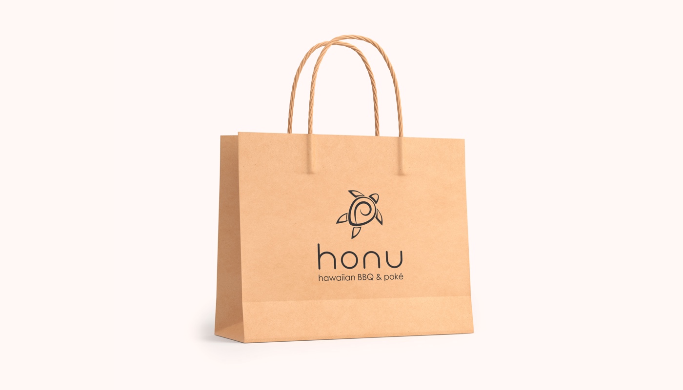 Magicflow Studio | Honu BBQ Branding Bag Design